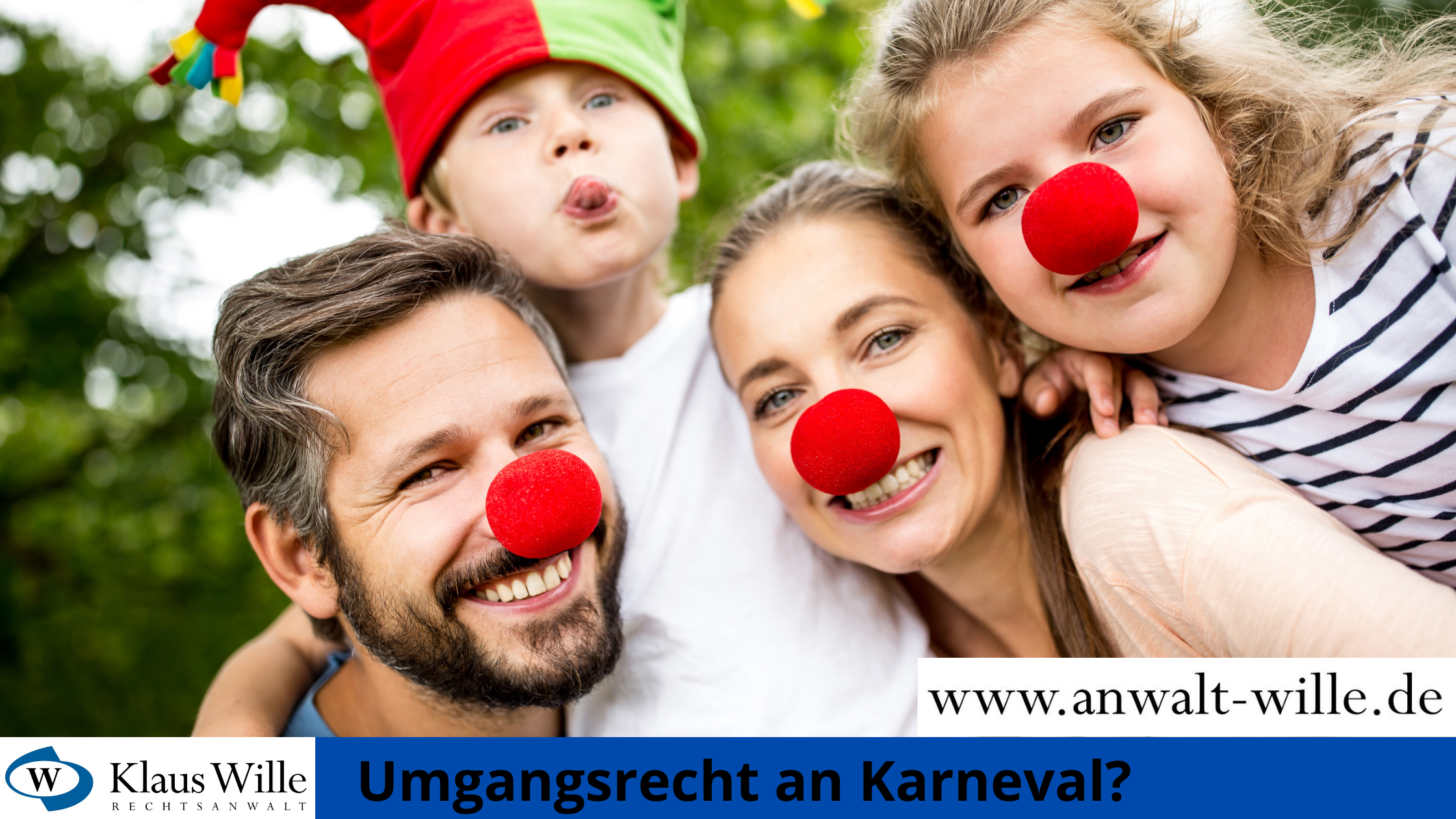 Umgangsrecht an Karneval - Rechtsanwalt Klaus Wille berät Sie (Foto: canva.com/Robert Kneschke)